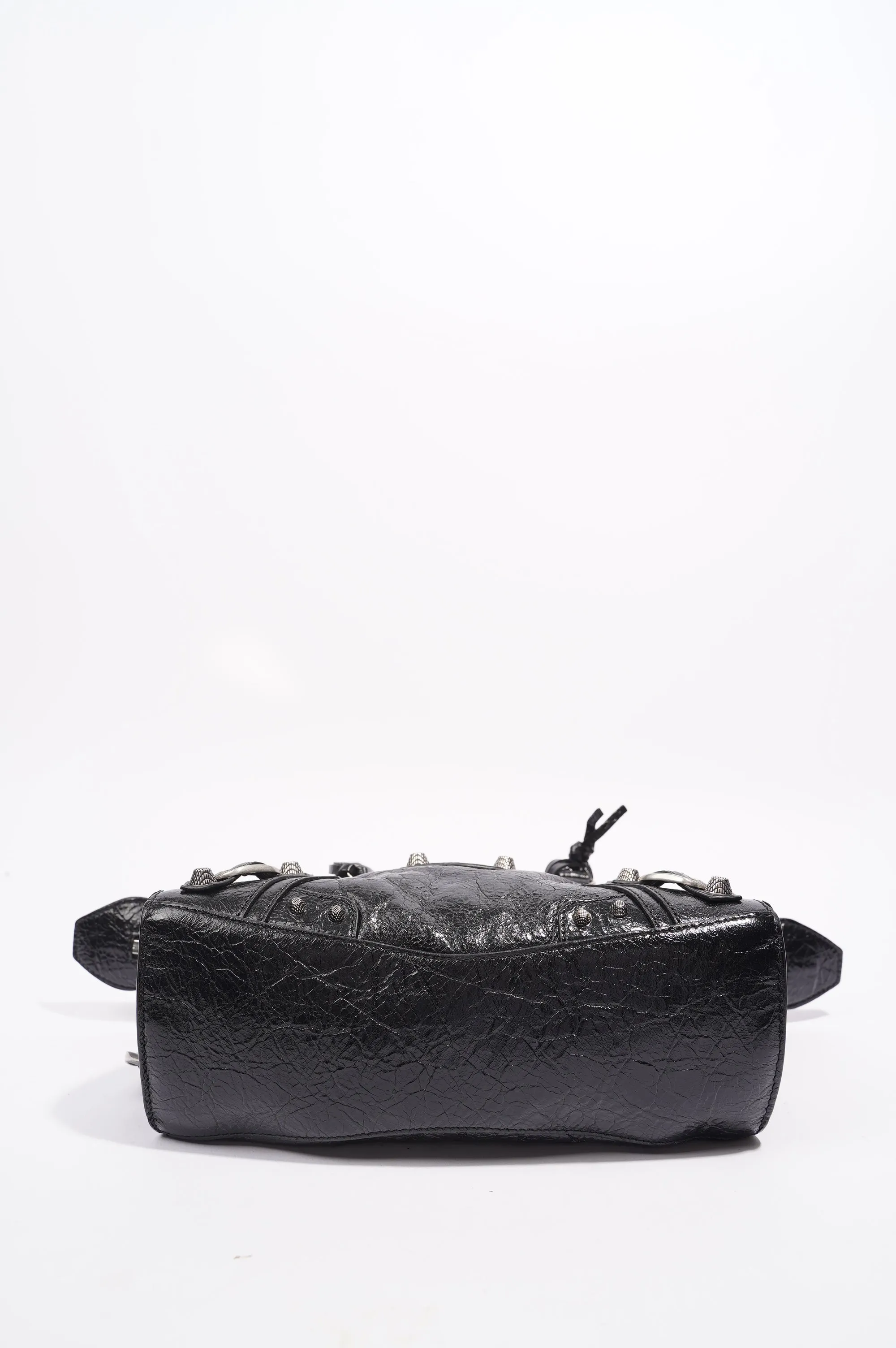 Small Balenciaga Neo Cagole Bag in Black Leather for Women