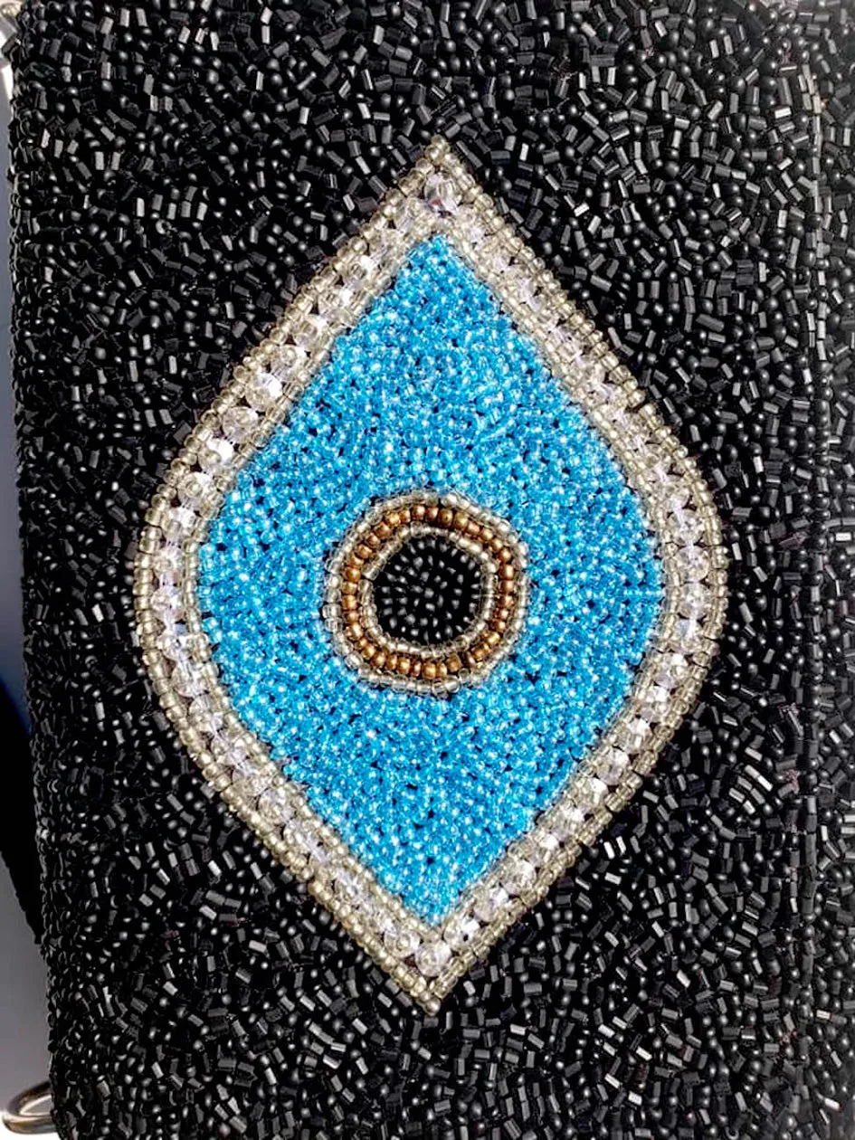 Beaded Camera Bag Crossbody