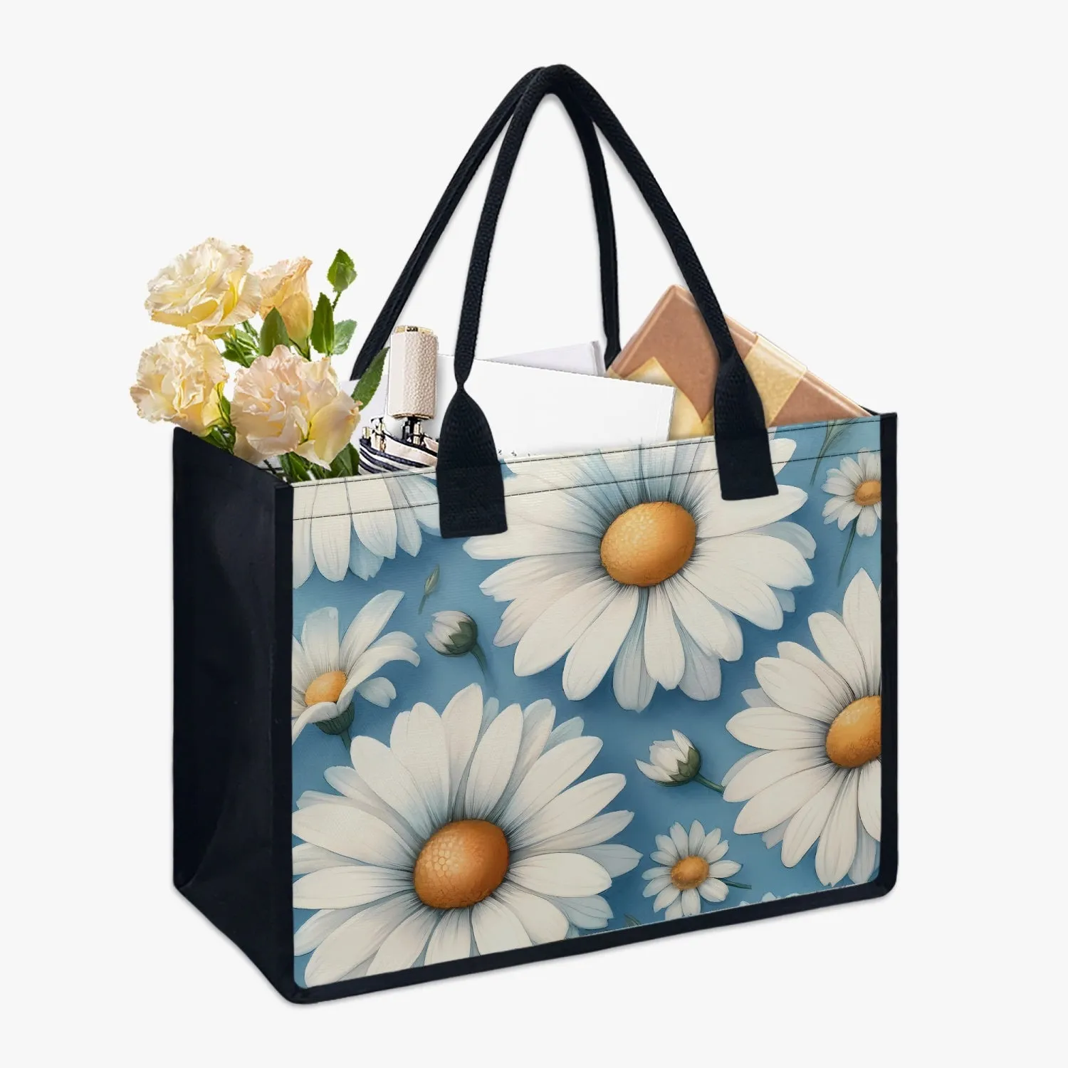 Blue Sky Blooms Shopping Tote