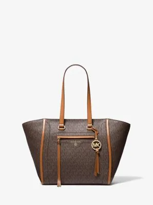 Carine Medium Logo Tote Bag