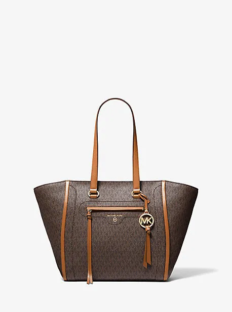 Carine Medium Logo Tote Bag