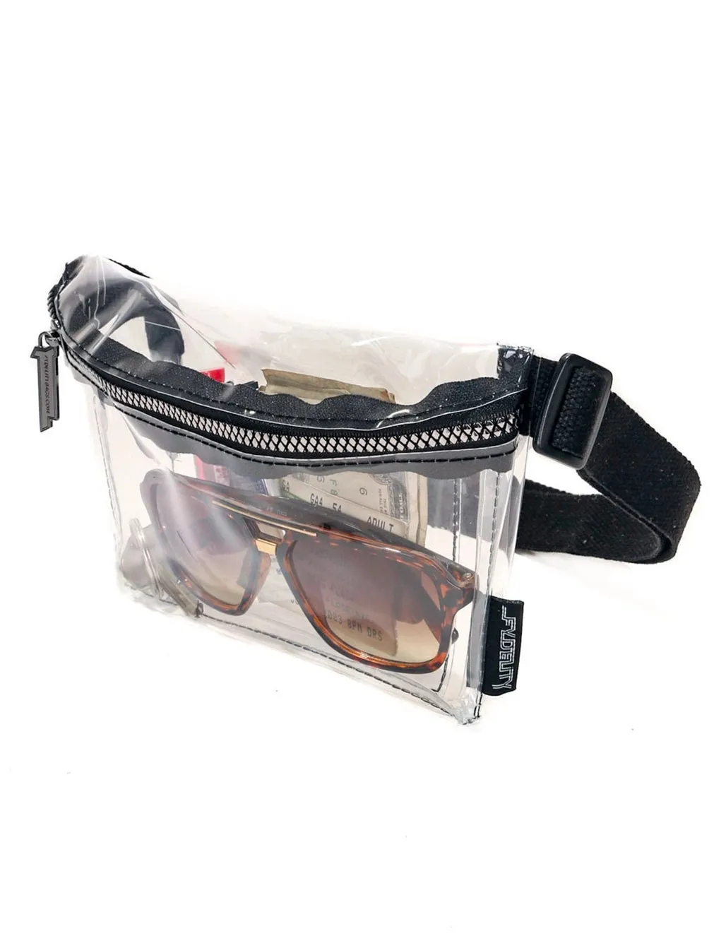 Clear ultra slim fanny pack