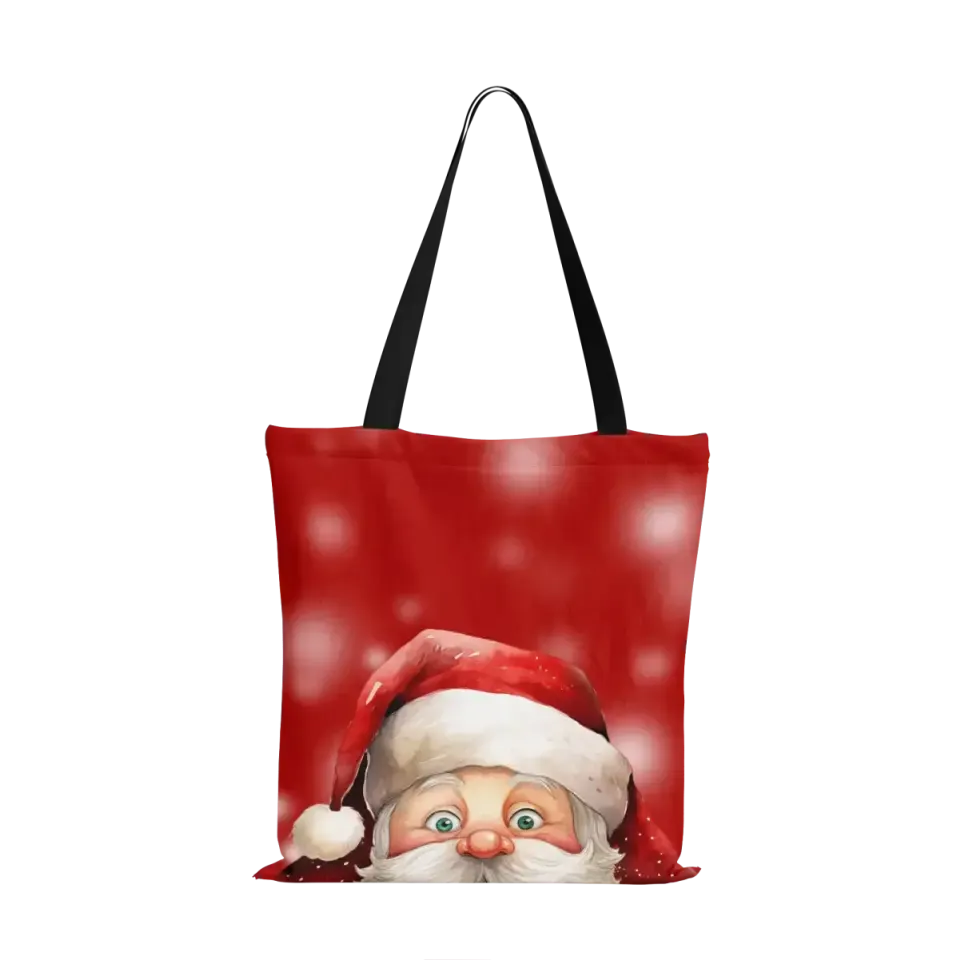 Custom Logo Gifts, Custom Corporate Client Gifts Personalized Christmas Tote Bag, Custom X-Max,Santa Tote Bag Gift,PR228-23020149