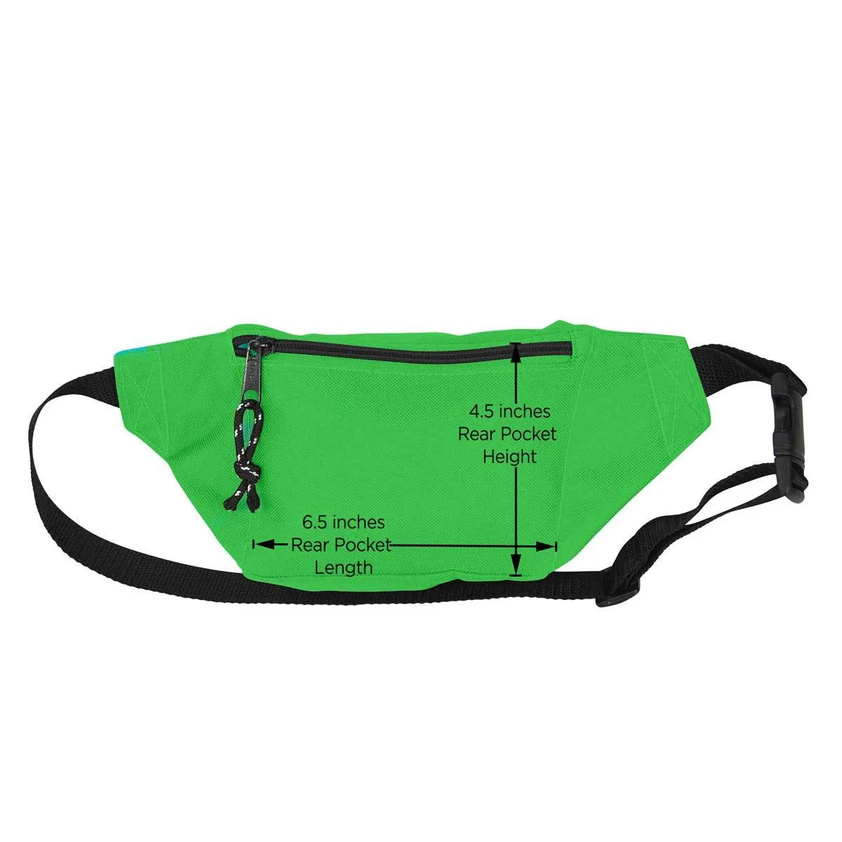 Dalix Round Fanny Pack w/ 3 Pockets