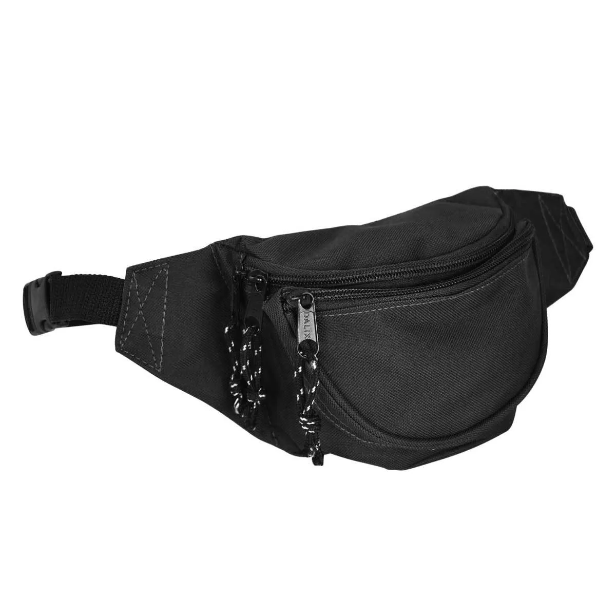 Dalix Round Fanny Pack w/ 3 Pockets