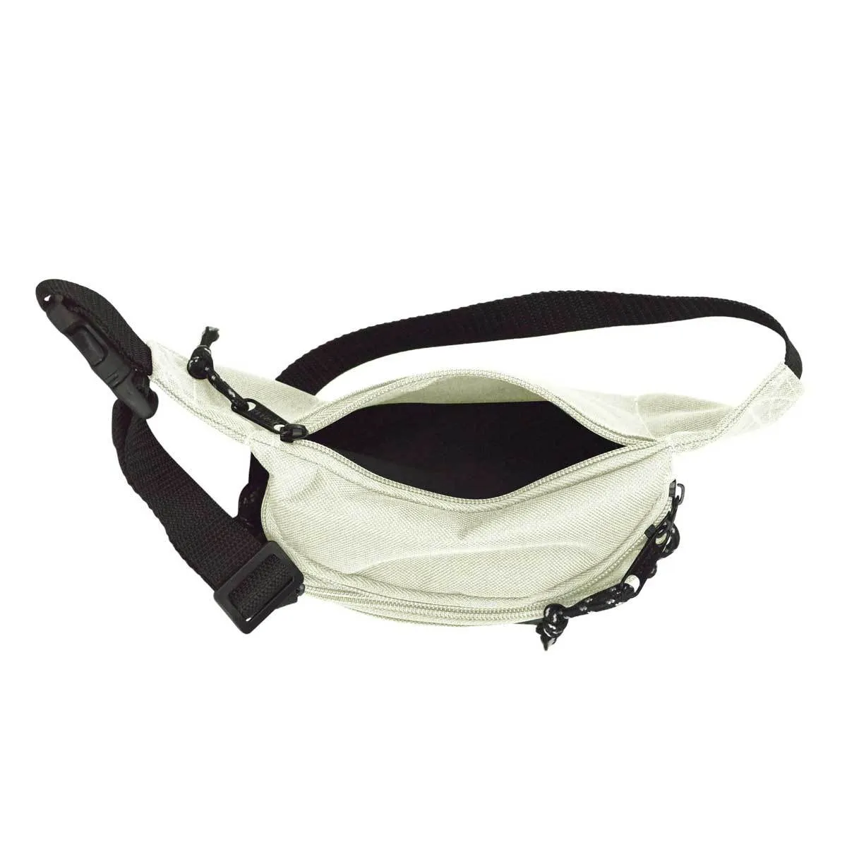 Dalix Round Fanny Pack w/ 3 Pockets