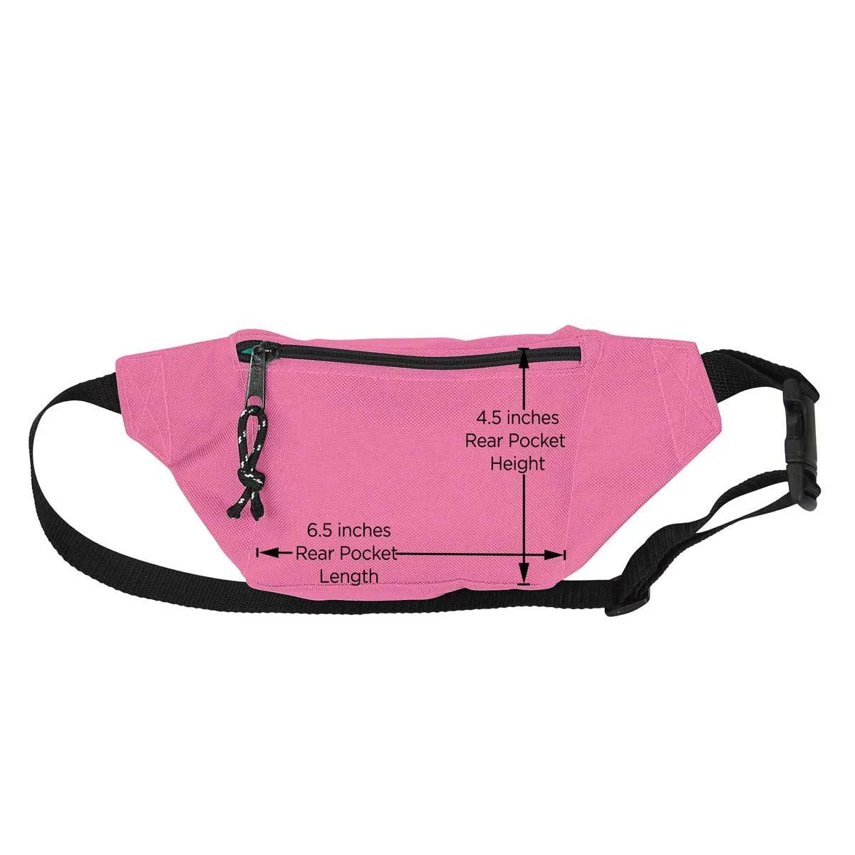 Dalix Round Fanny Pack w/ 3 Pockets