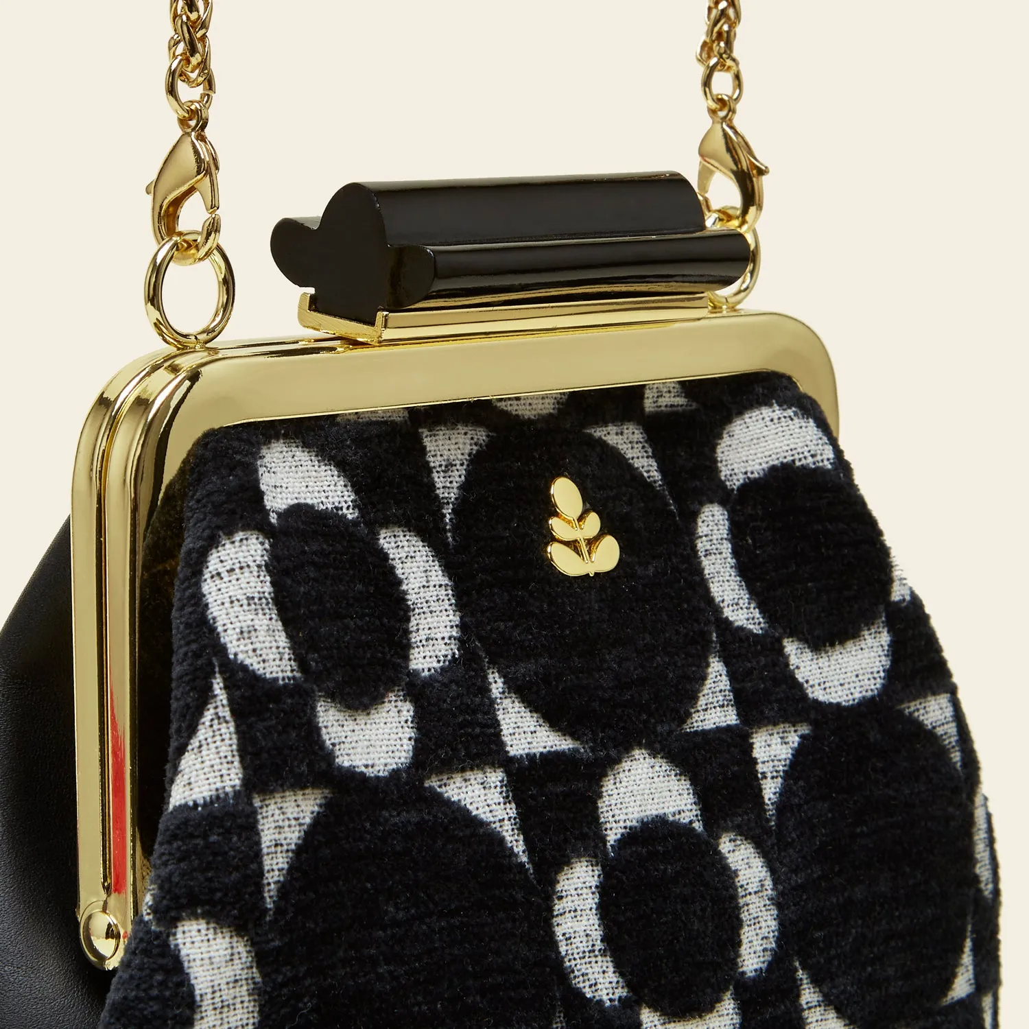 Dolly Mini Crossbody - Retro Tile Black