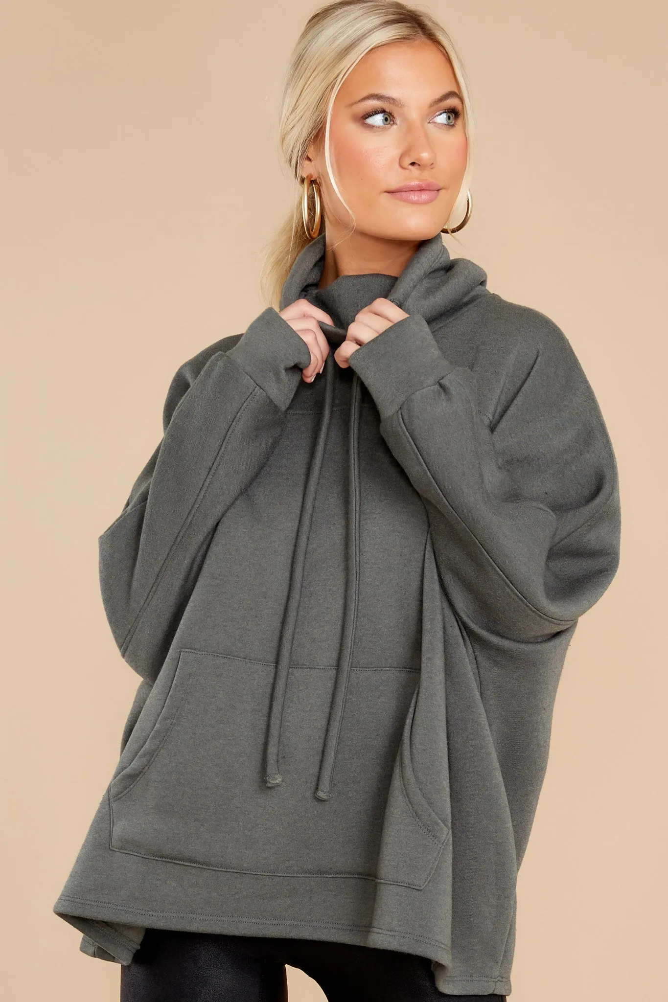 Effortless Comfort Dark Green Sweatshirt