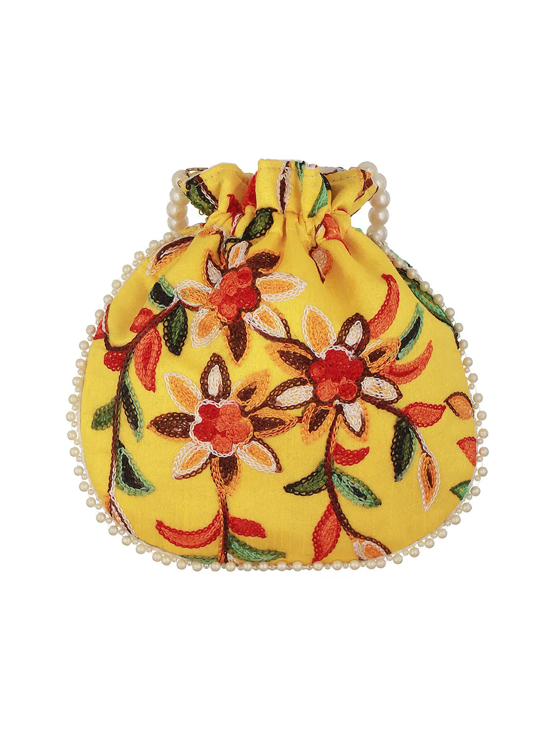 Embroidered Potli Clutch