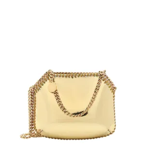 Falabella Mini Evening Bag Mirror, Gold