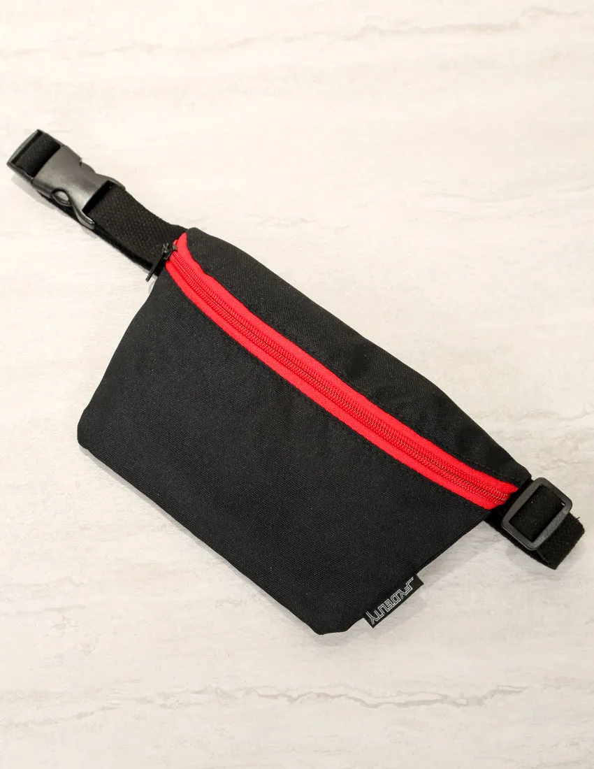 Fanny Pack | Slim |GAME DAY Black & Red