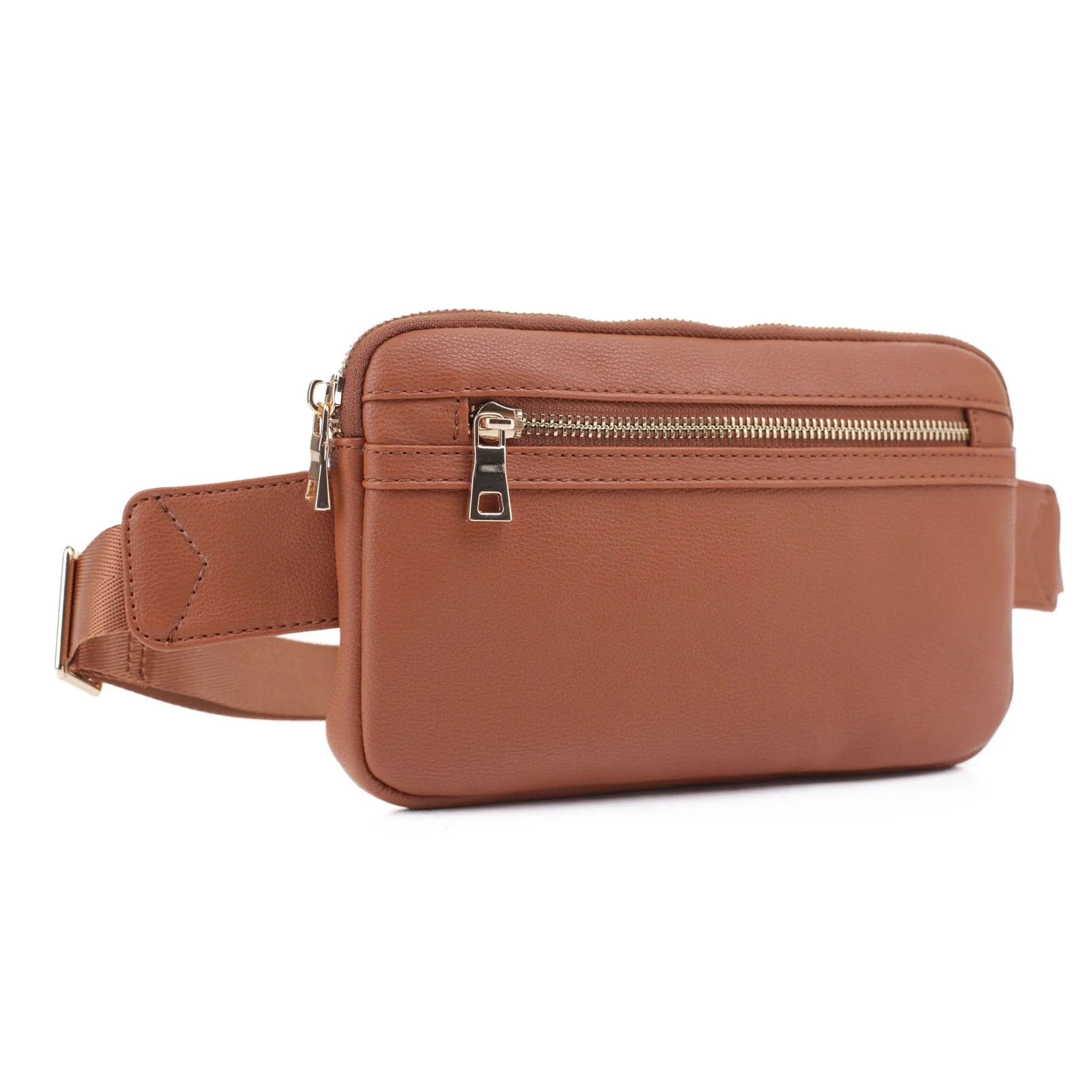 FC19515 Leather Slim Fanny Pack