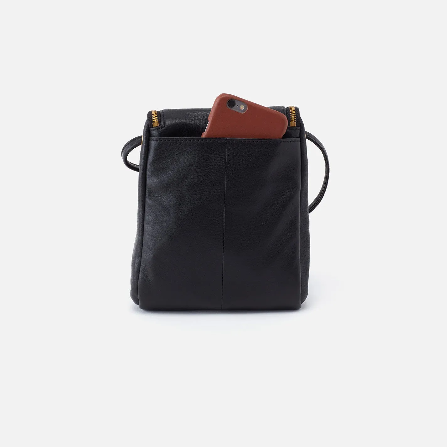 Fern Crossbody In Pebbled Leather - Black