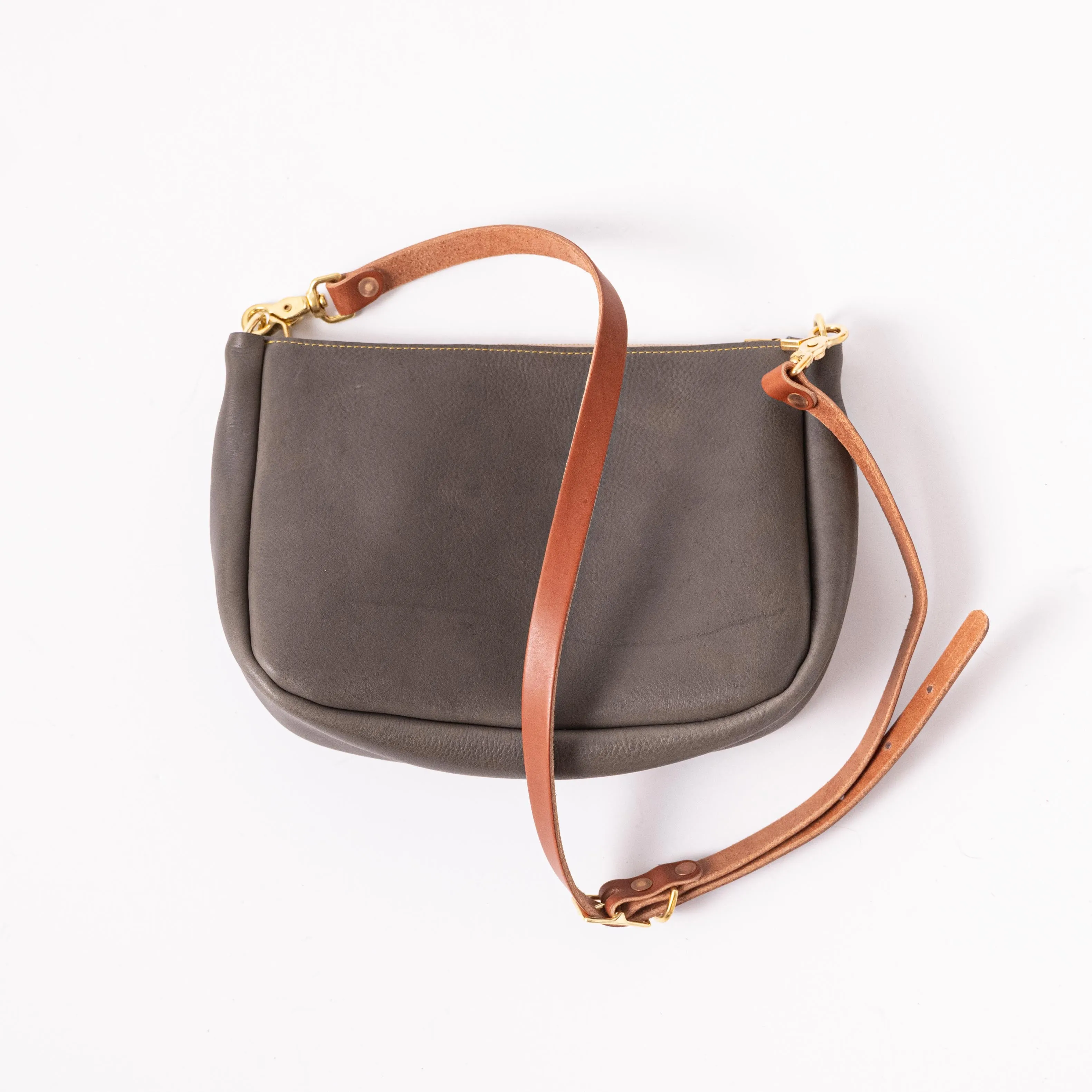 Grey Cypress Crossbody Bag