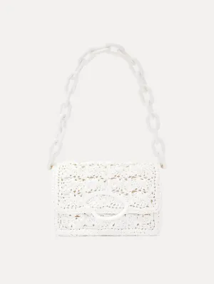 Hand-Crocheted Raffia O Pochette