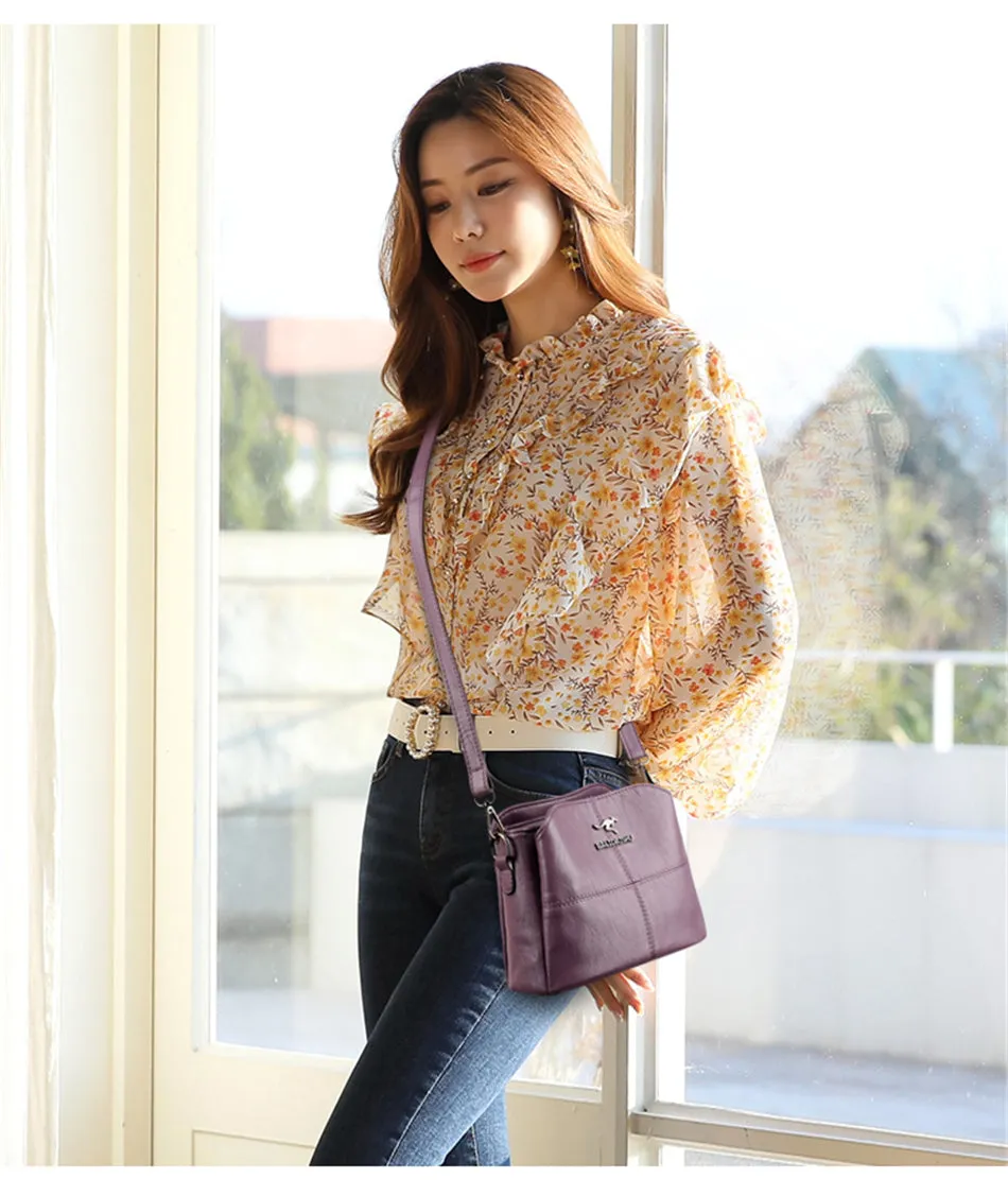 High quality embroidered women's handbag small crossbody shoulder bag