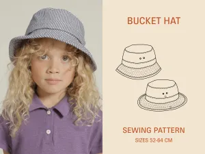 Kids Bucket Hat Sewing Pattern