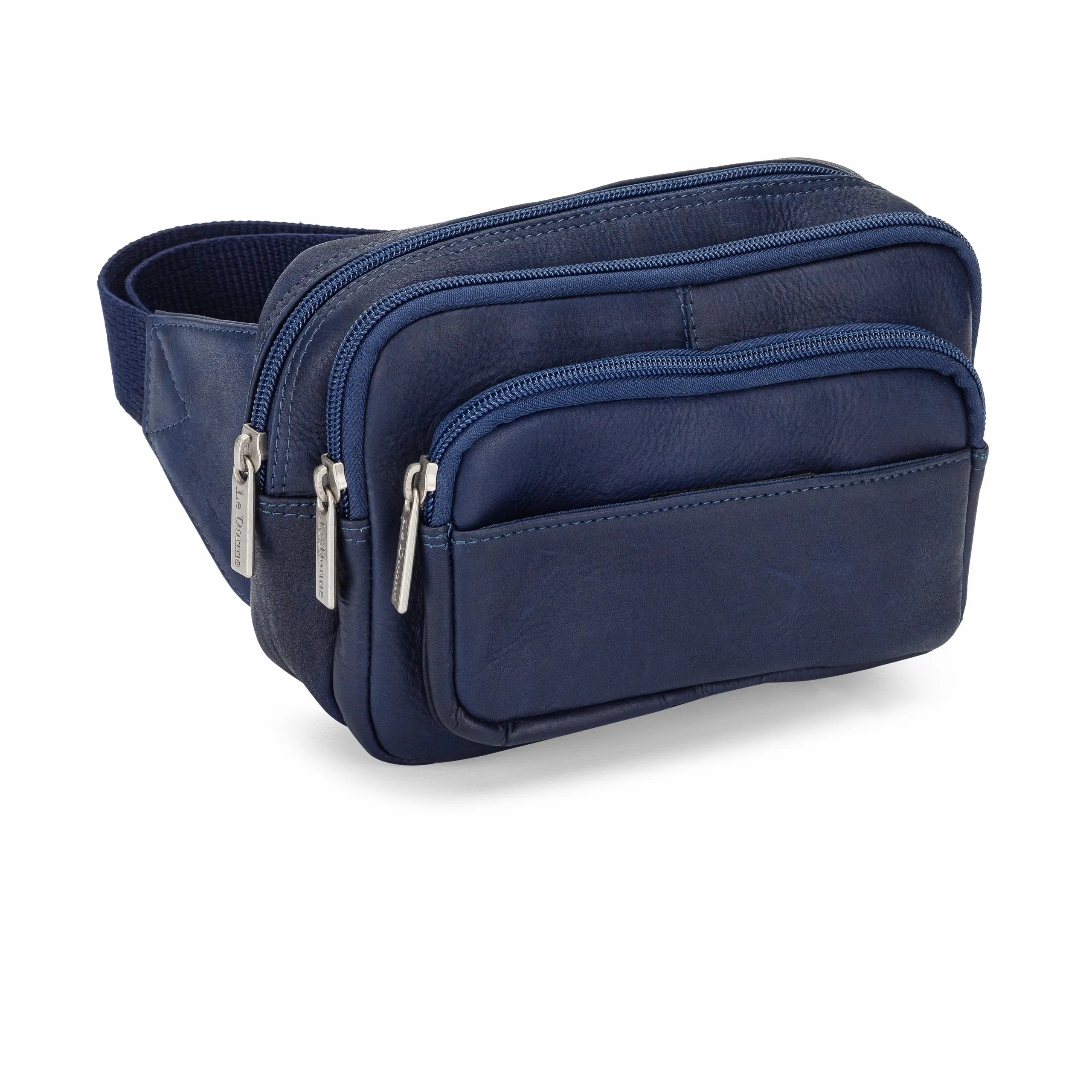 Le Donne LeatherFour Compartment Waist Bag