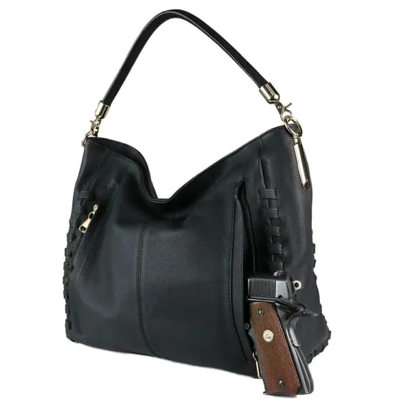 Lily Concealed Carry Satchel with Crossbody Strap