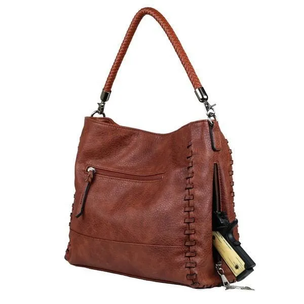 Lily Concealed Carry Satchel with Crossbody Strap