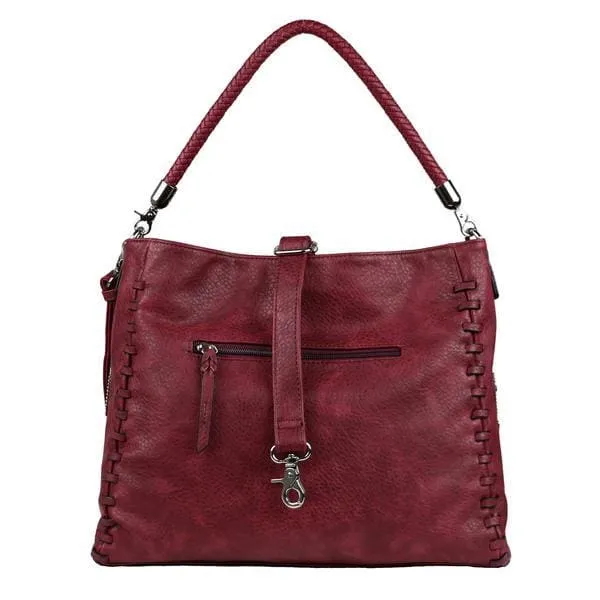 Lily Concealed Carry Satchel with Crossbody Strap