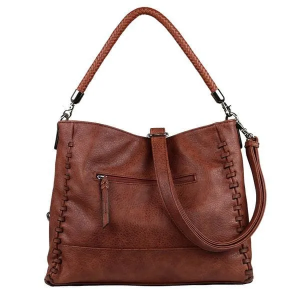 Lily Concealed Carry Satchel with Crossbody Strap