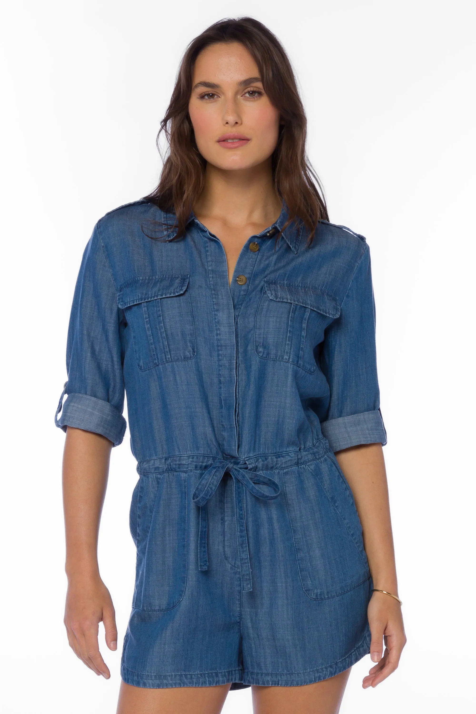 Luba Calva Blue Romper