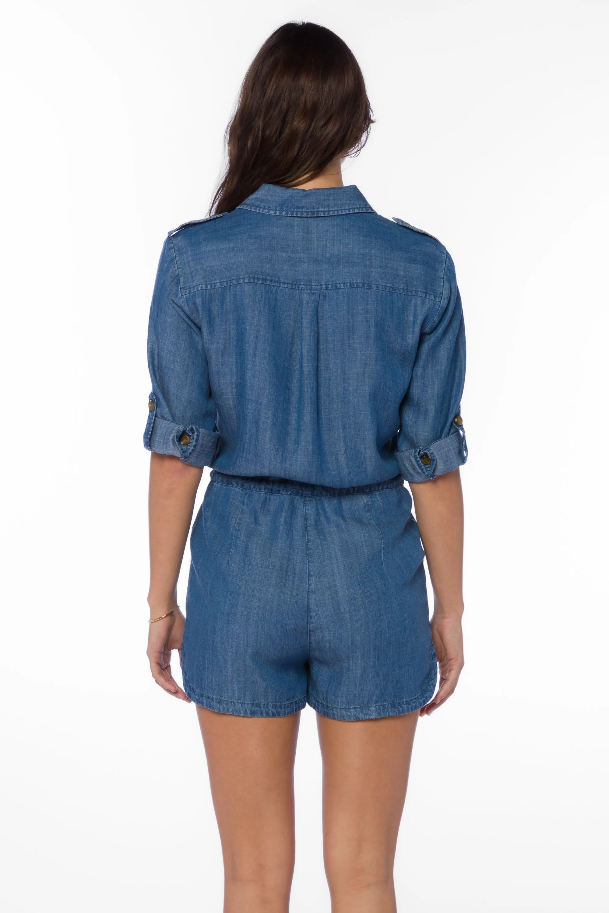 Luba Calva Blue Romper