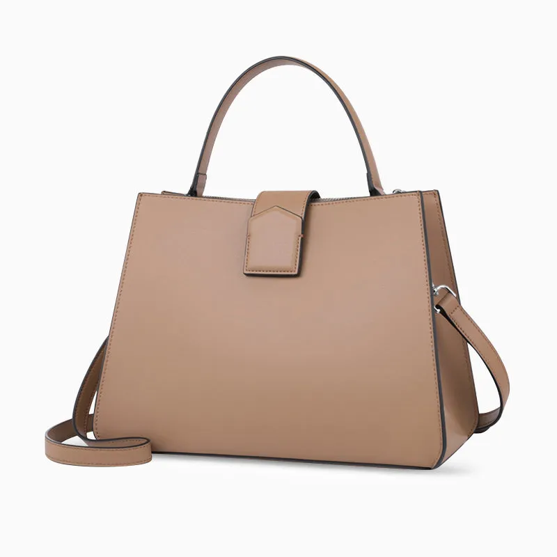 Lynette Genuine Leather Tote Bag