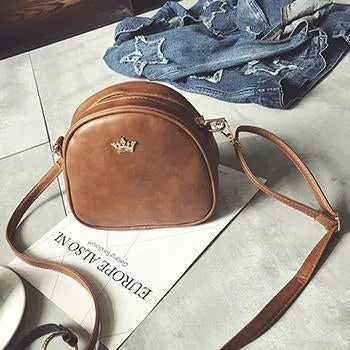 Mara's Dream 2018 Fashion Women Handbag Messenger Bags PU Leather Shoulder Bag Lady Crossbody Mini Bag Female Crown Evening Bags