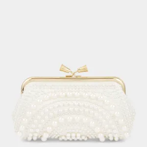 Maud Pearl Tassel Clutch