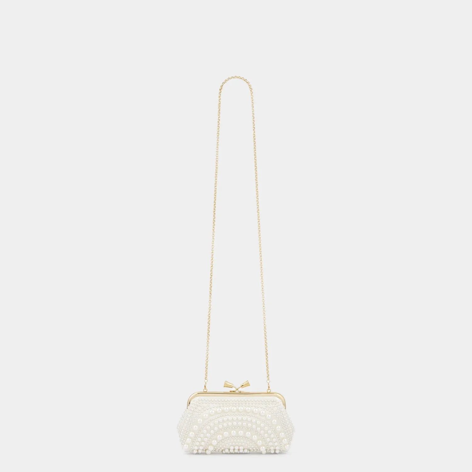 Maud Pearl Tassel Clutch