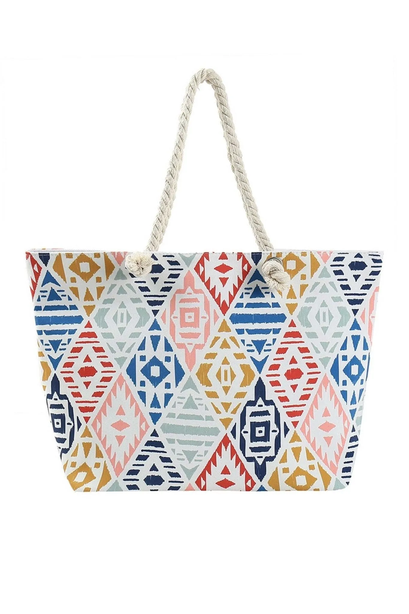 MB0229 Aztec Print Beach Tote Bag