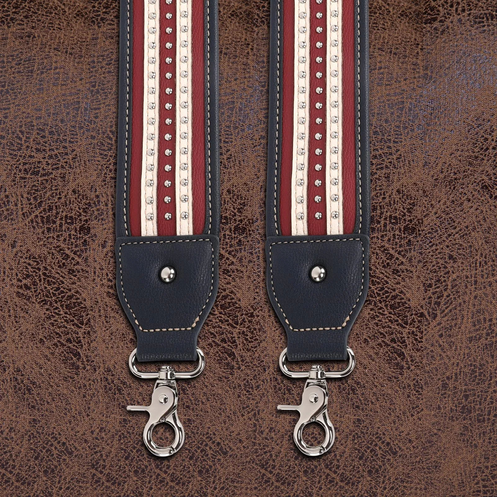 Montana West Western Stars Stripe Crossbody Shoulder Strap