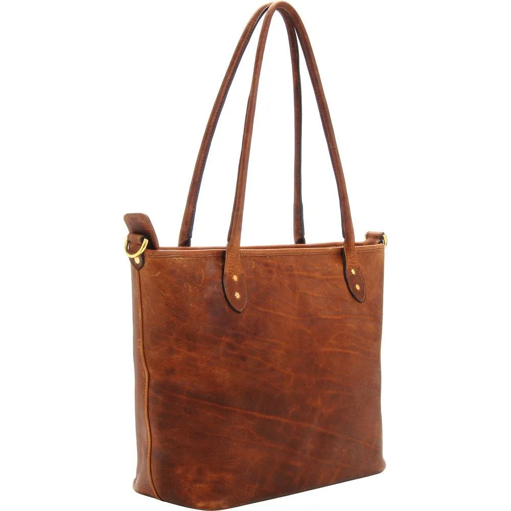 ONA Leather Capri Camera Tote Bag - Antique Cognac (ONA5-009LBR)