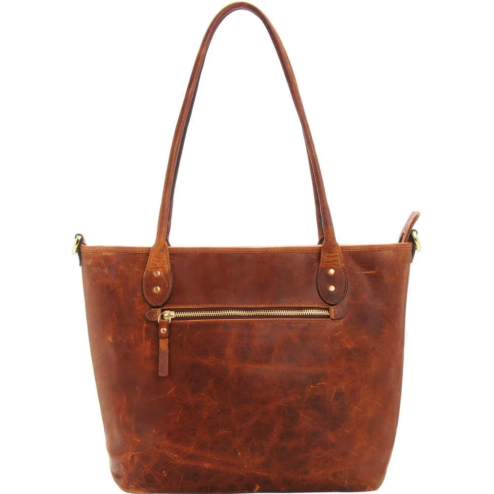 ONA Leather Capri Camera Tote Bag - Antique Cognac (ONA5-009LBR)