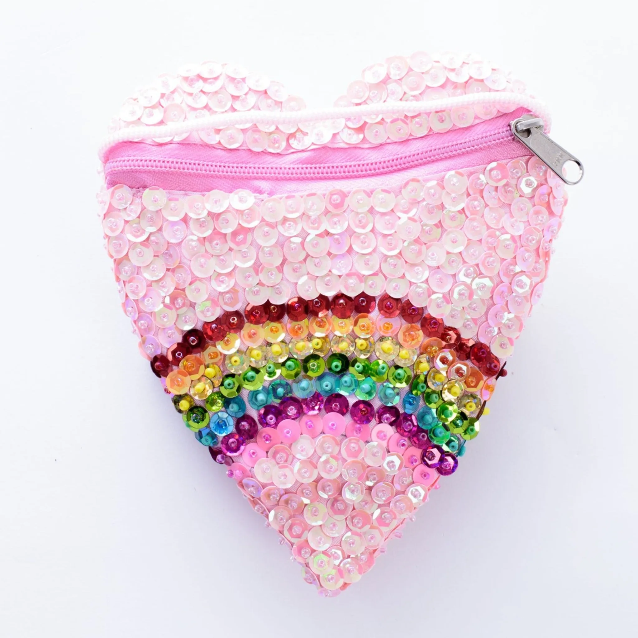 Rainbow Love Sequin Bag - Light Pink, Hot Pink, Lilac, Silver or Blue