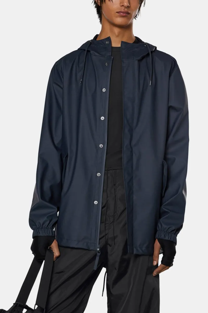 Rains Waterproof Fishtail Jacket (Navy)