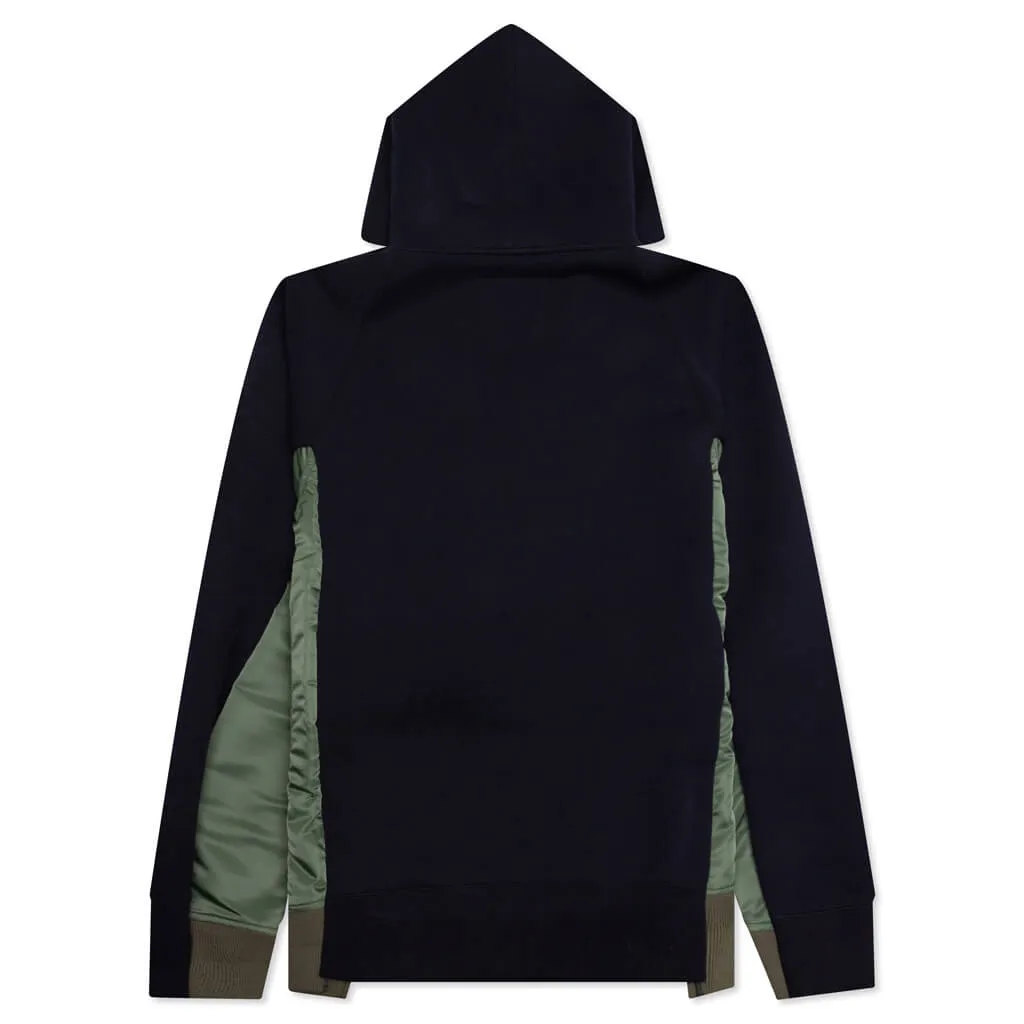 Sponge Sweat x MA-1 Hoodie 212 - Navy/Khaki