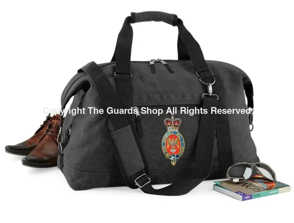 The Blues and Royals Vintage Canvas Satchel