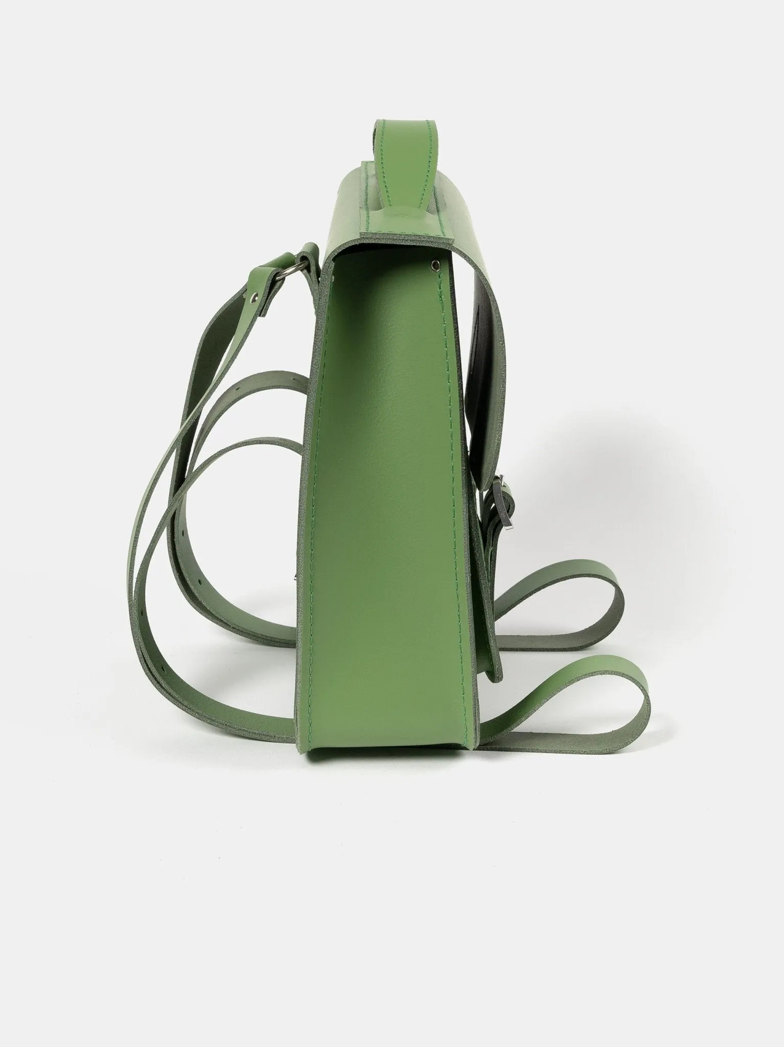 The Small Portrait Backpack - Heather Green