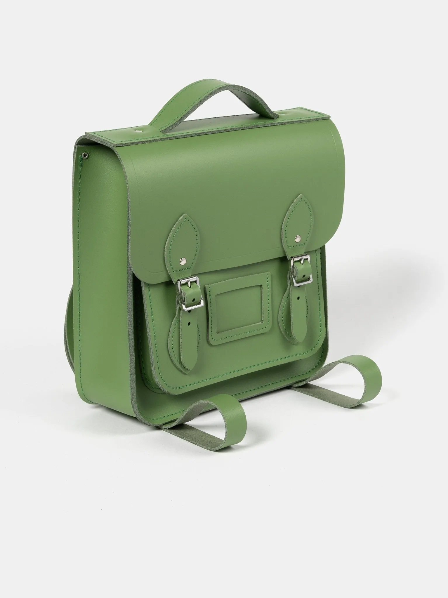 The Small Portrait Backpack - Heather Green