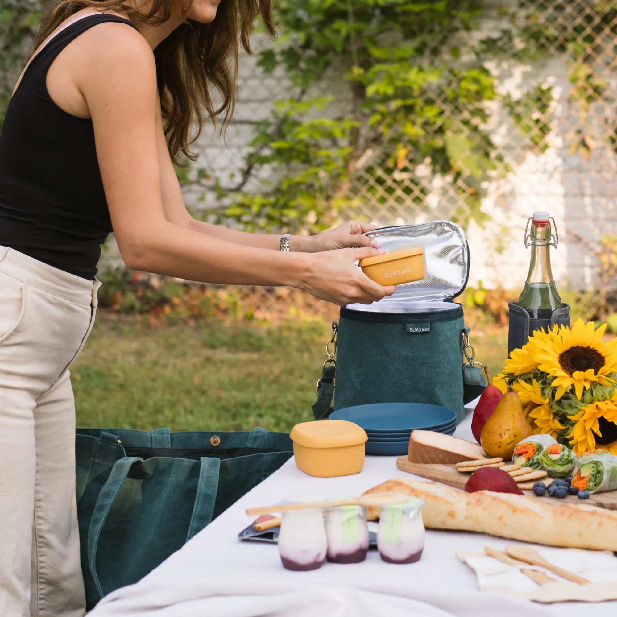 Washed Forest Charlie Tote