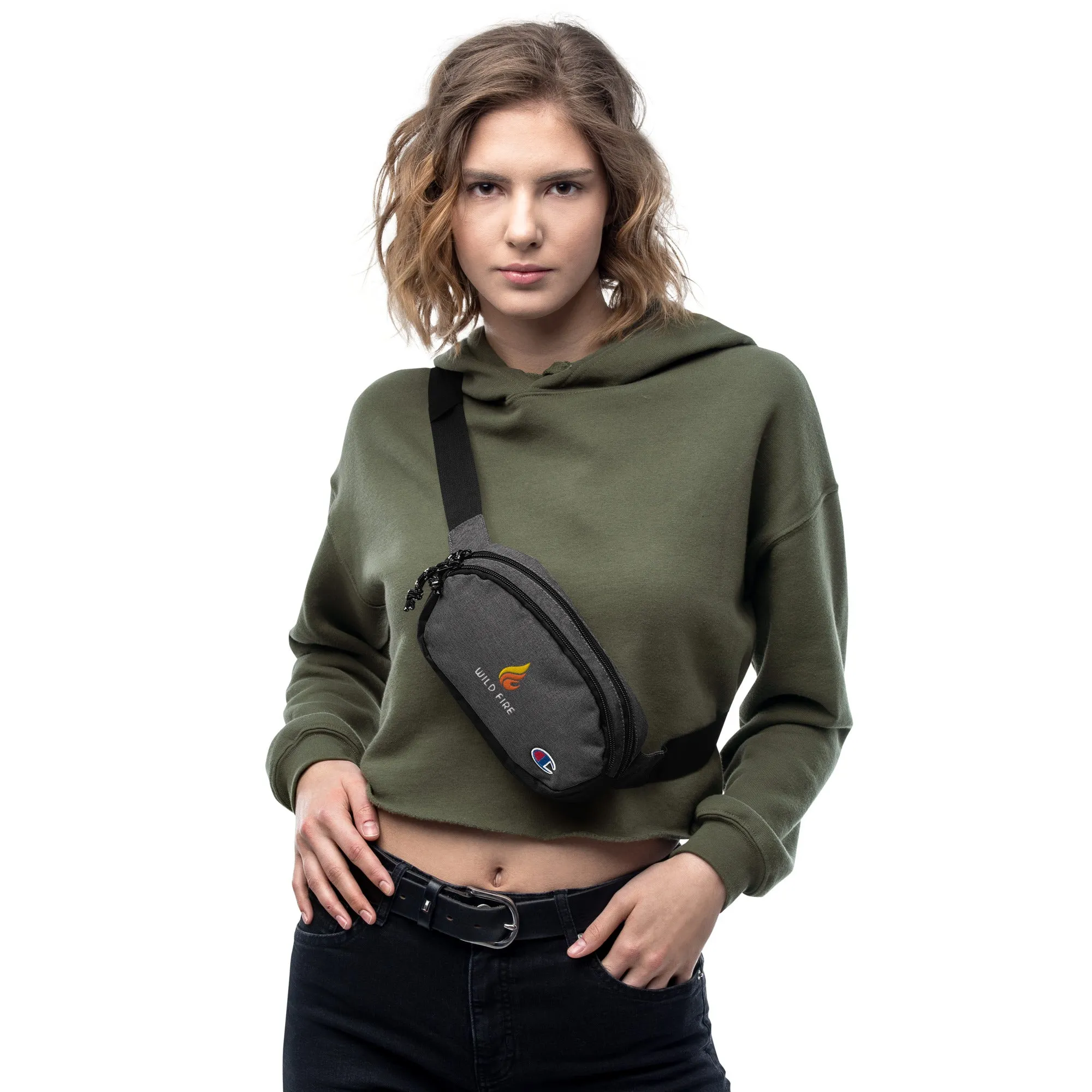 Wild Fire Embroidered Logo Champion Fanny Pack