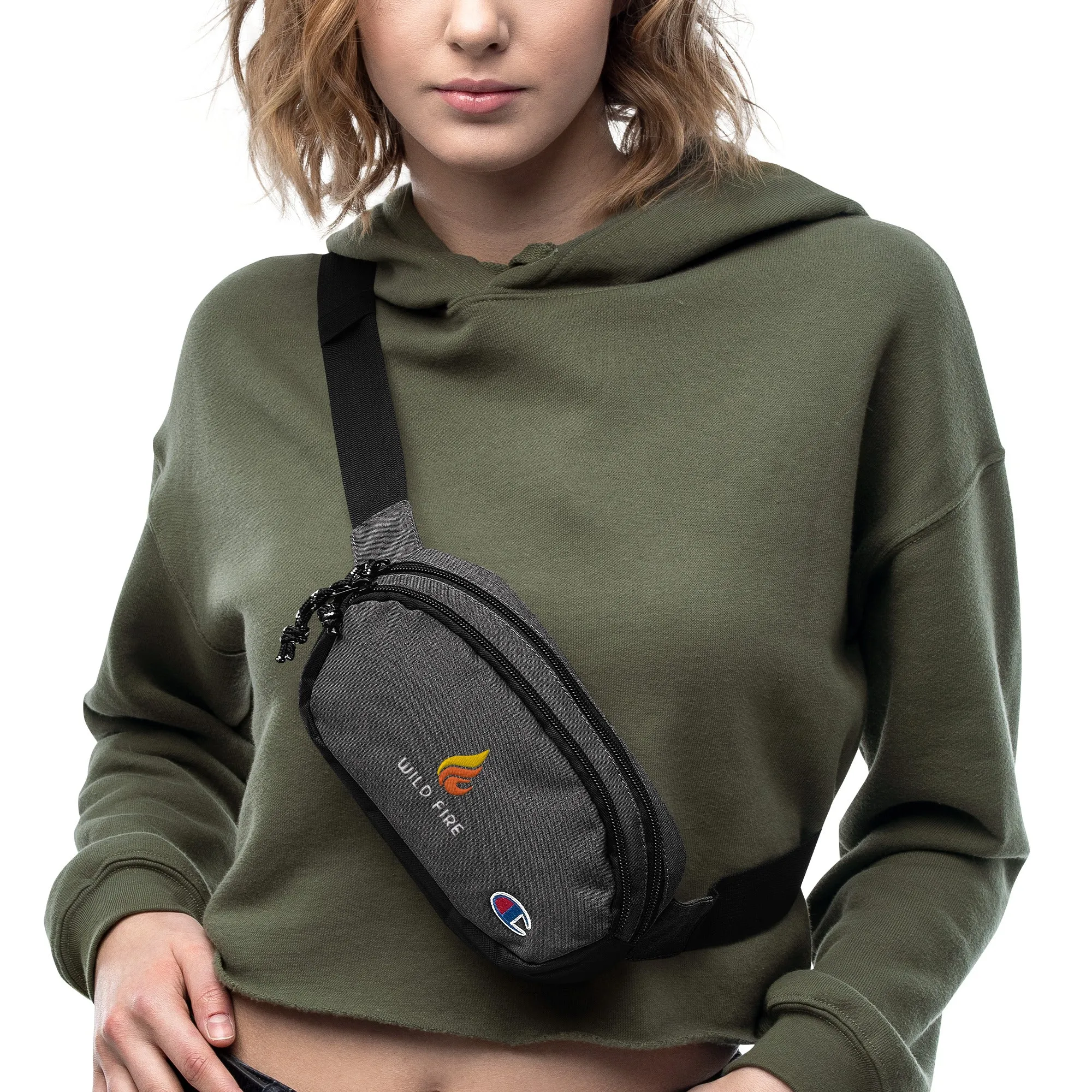 Wild Fire Embroidered Logo Champion Fanny Pack