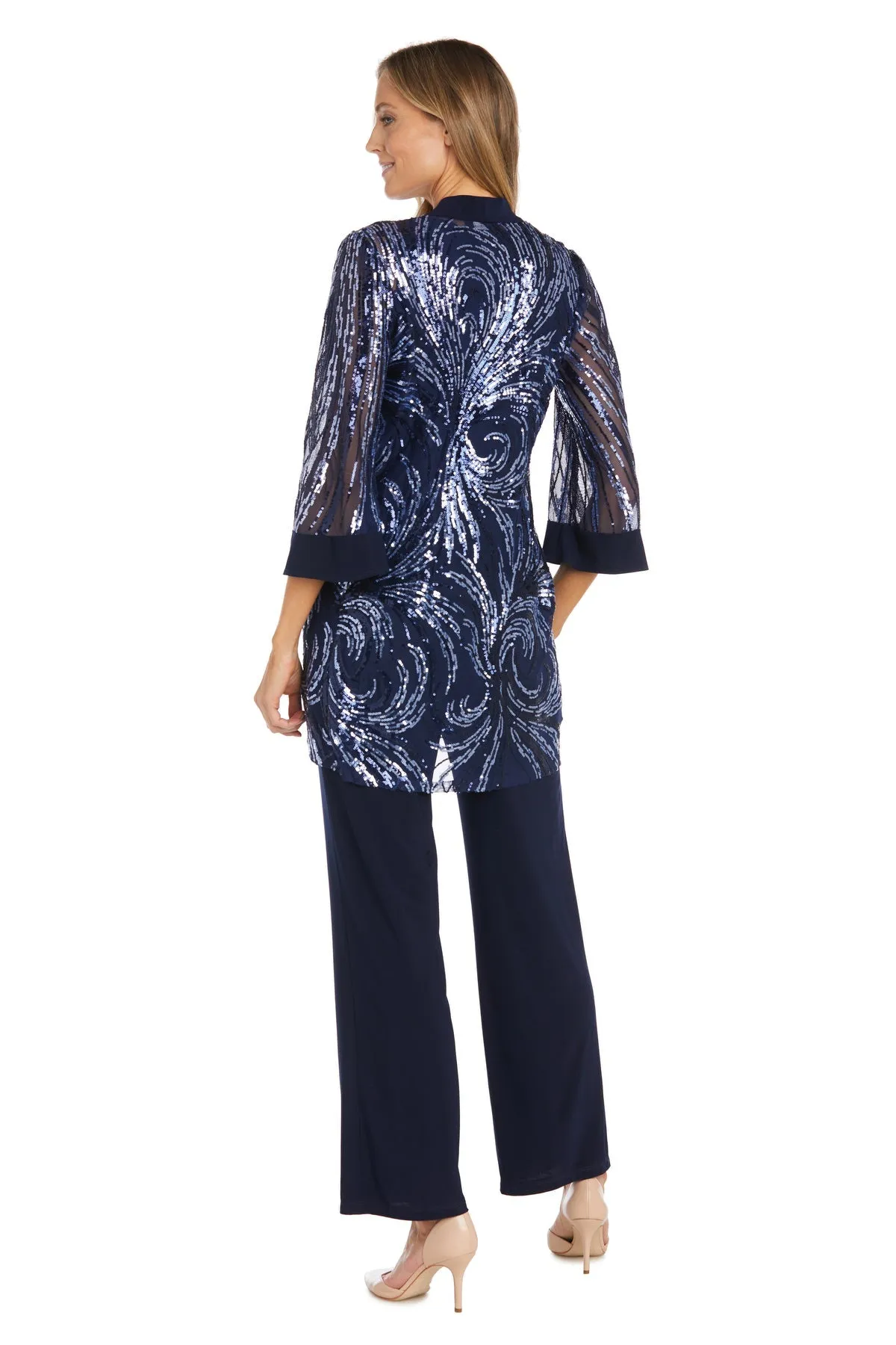 Women's Sparkling Sequin Pant Suit Set